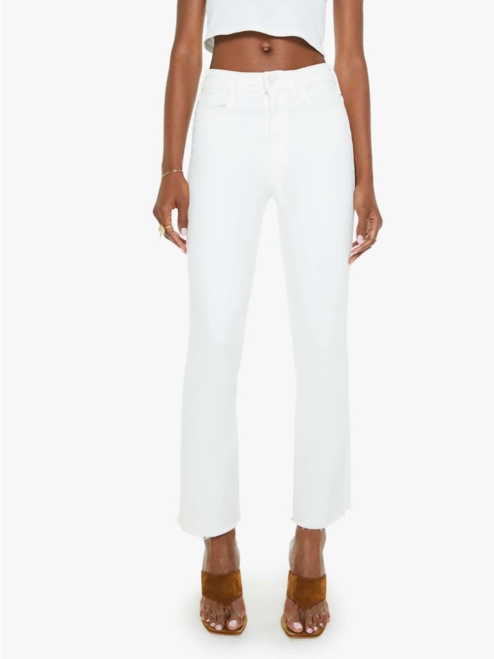Mother denim The Hustler Ankle Fray